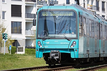 Picture of a train of the Frankfurter Verkehrsgesellschaft