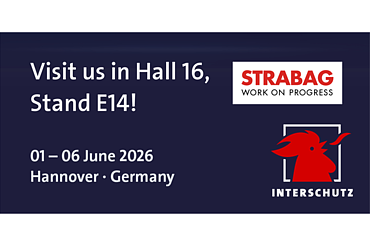 The picture shows the Interschutz logo and the dates of SISS's participation in the fair