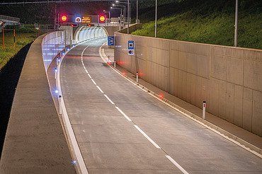 Bild der S7 Fürstenfelder Schnellstraße aus der Luft