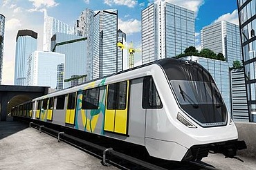 Symbolic photo of a subway train in Agra and Kanpur