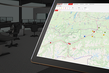 Bild eines Digitalalarmgebers
