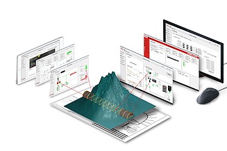 Grafische Darstellung des Netzwerkmanagementsystems