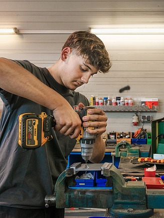 Picture of a working man