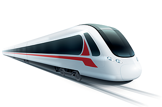 Schematic representation of an express train