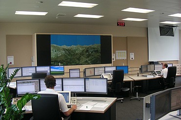 Image of the rescue and fire department control center of the state of Vorarlberg