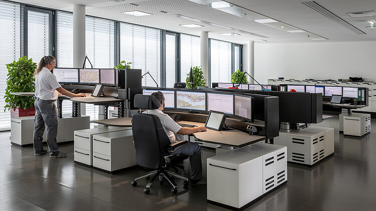 Picture of the ÖRK Carinthia rescue control center