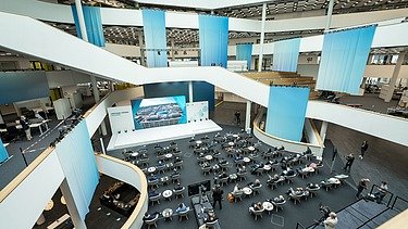 The picture shows the interior view of FIZ Nord