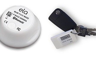 The image shows devices with tracking and tagging functions